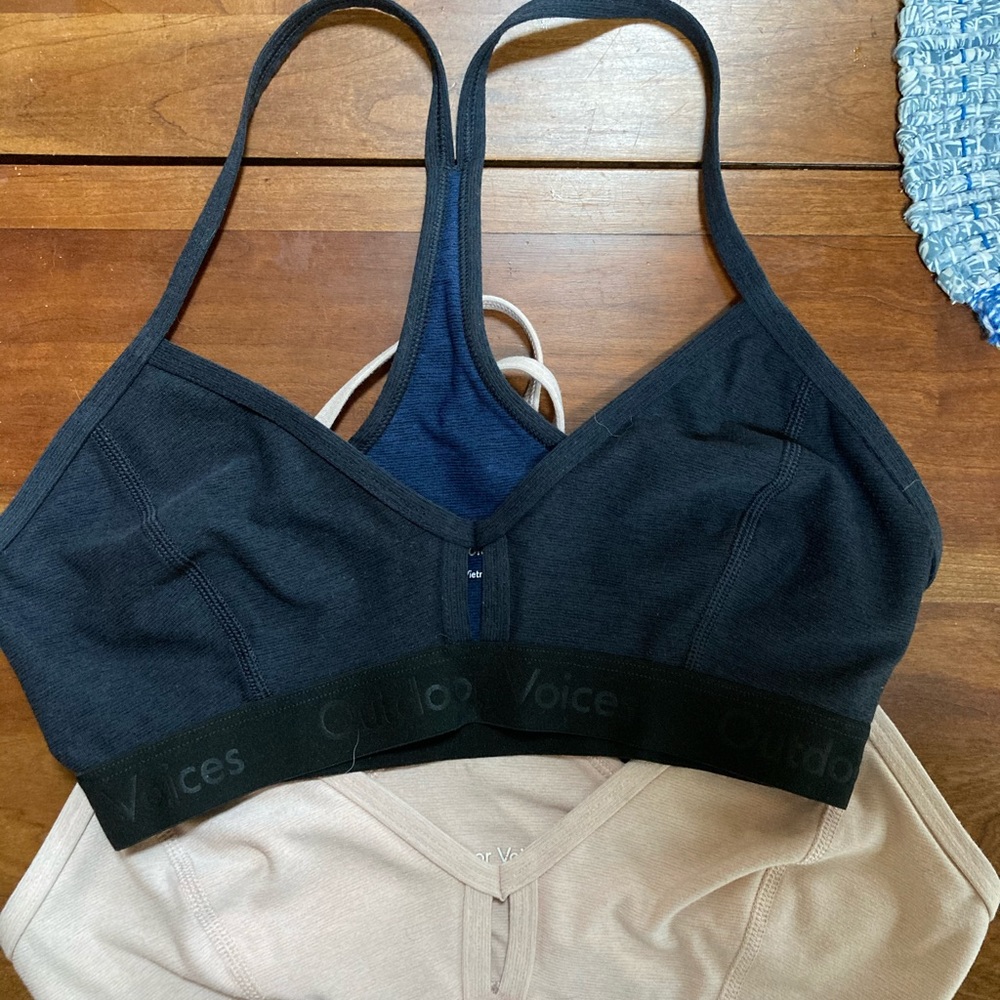 Outdoor Voices Keyhole Racerback Bralette Bundle